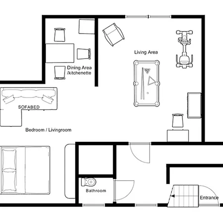 Appartement Large Basement In The Middle Of Odense